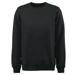 Herren Softball Rundhalspullover Black