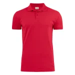 Herren Surf Stretch Polo Pique Rot