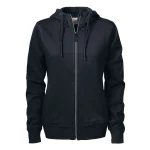 Overhead Damen Pullover mit Reißverschluss Black
