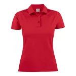 Surf Polo Pique Damen Red